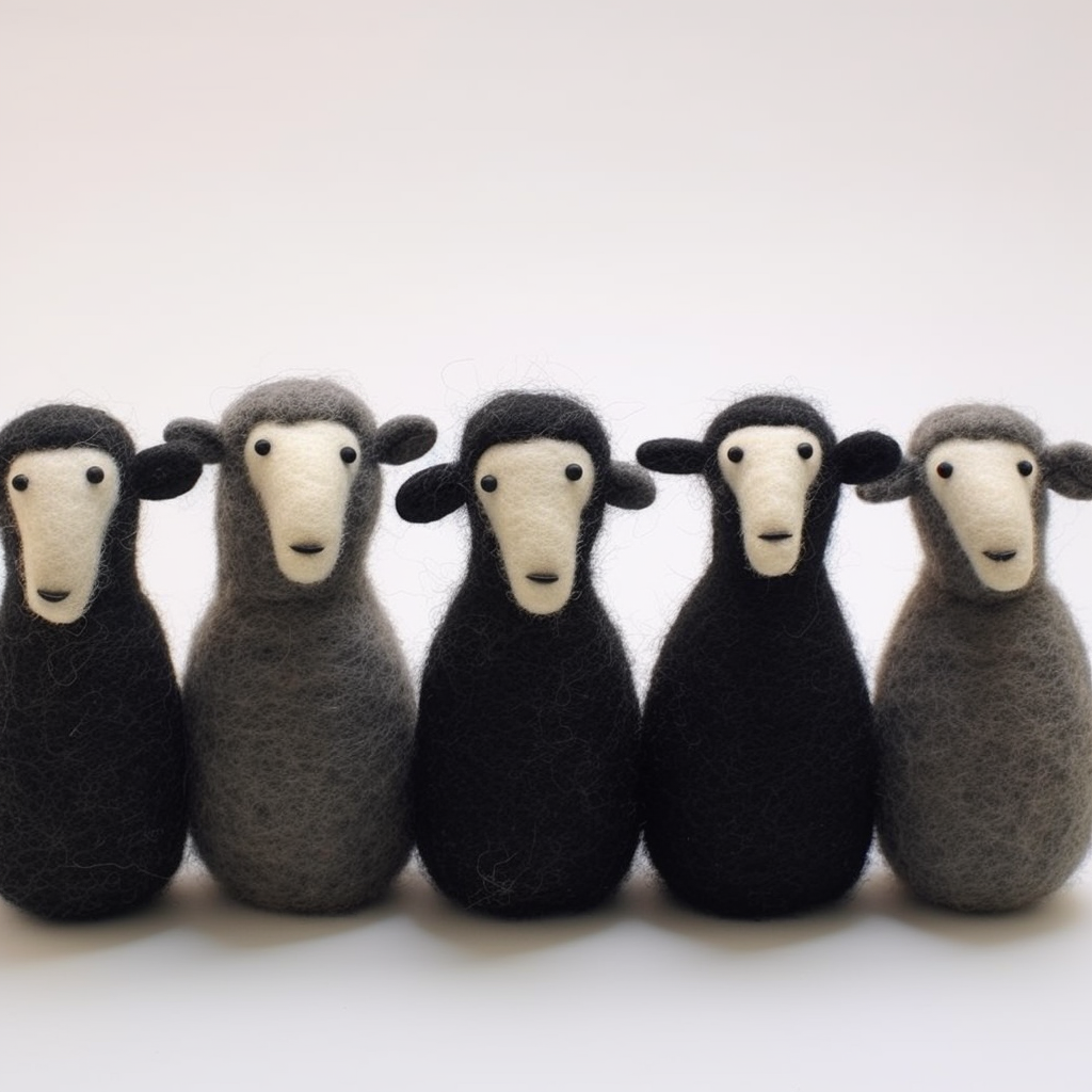 Felt Sheep